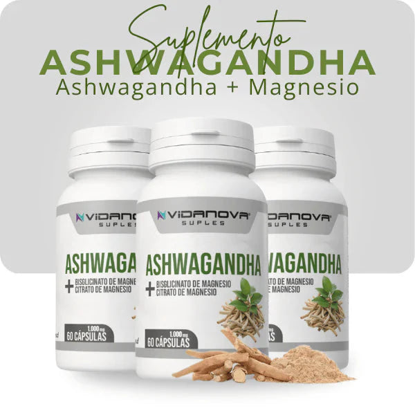 ASHWAGANDHA + MAGNESIO 60 CAPS